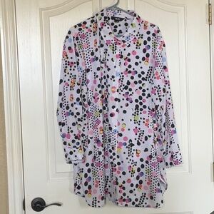 Polka Dot Blouse - Multicolor